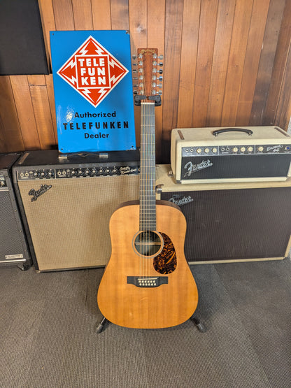 Martin D12X1AE 12-String Acoustic/Electric Guitar w/Case - Natural (2012)