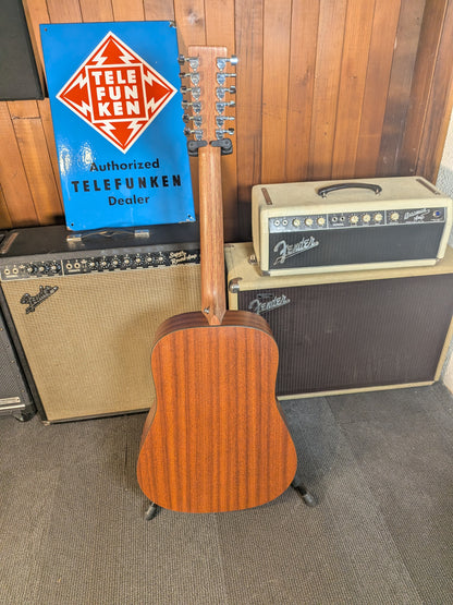 Martin D12X1AE 12-String Acoustic/Electric Guitar w/Case - Natural (2012)