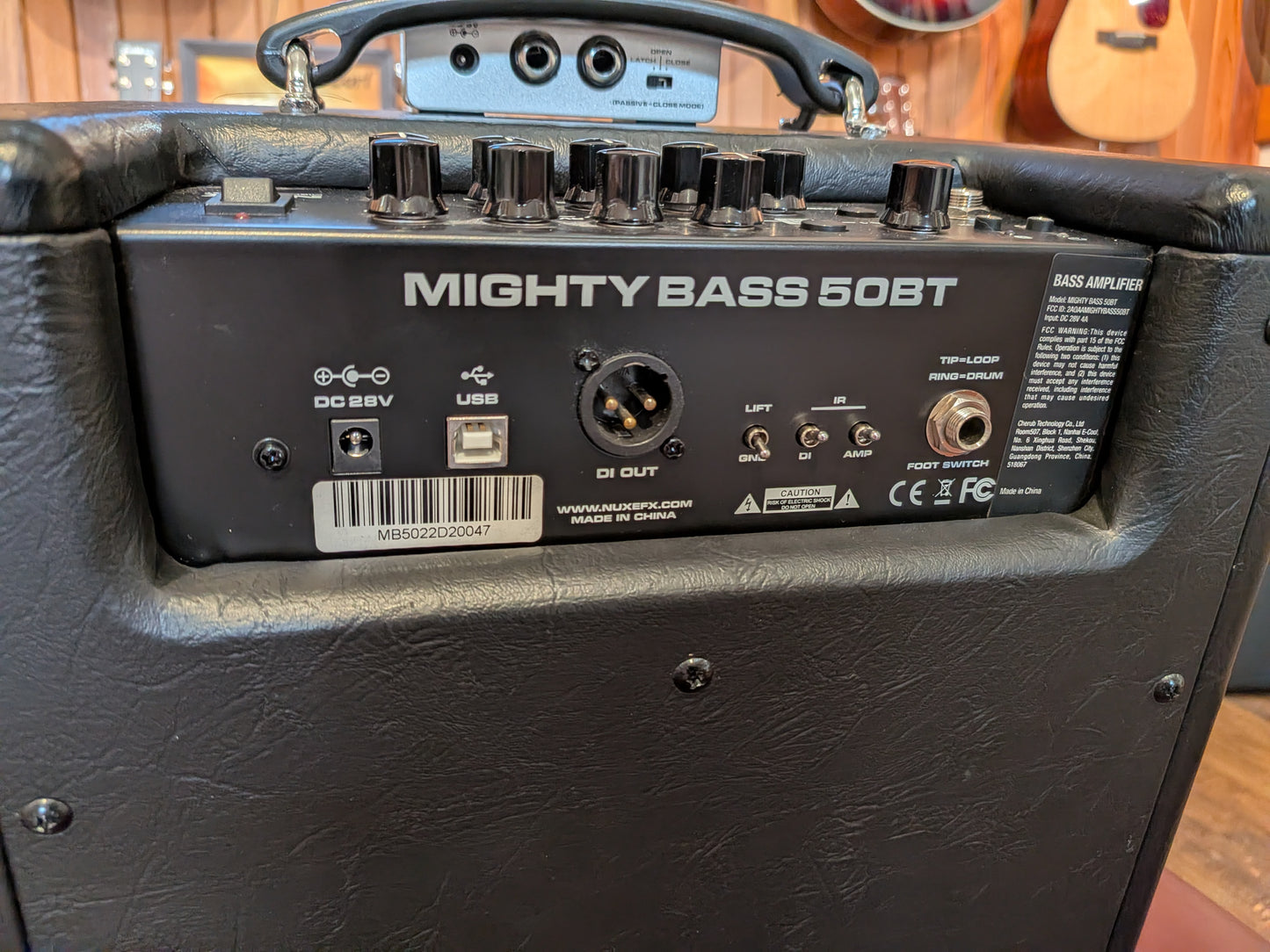 NUX Mighty Bass 50w Bluetooth Compact Modeling Bass Amp (Used)