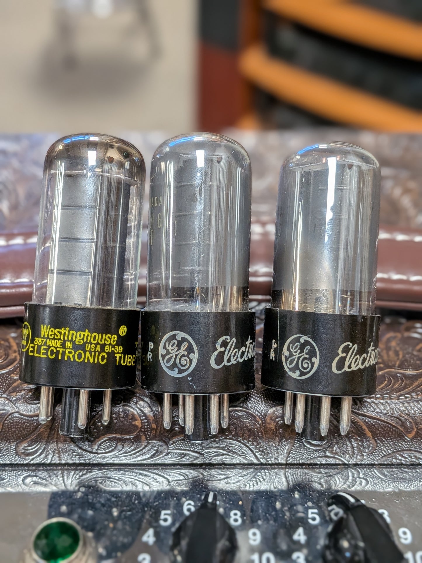 Vintage Sound Amps 5E3 Tweed 15/Plexi 1x12" 15w Tube Combo Amp w/Cover - Brown Tooled Leather (2017)