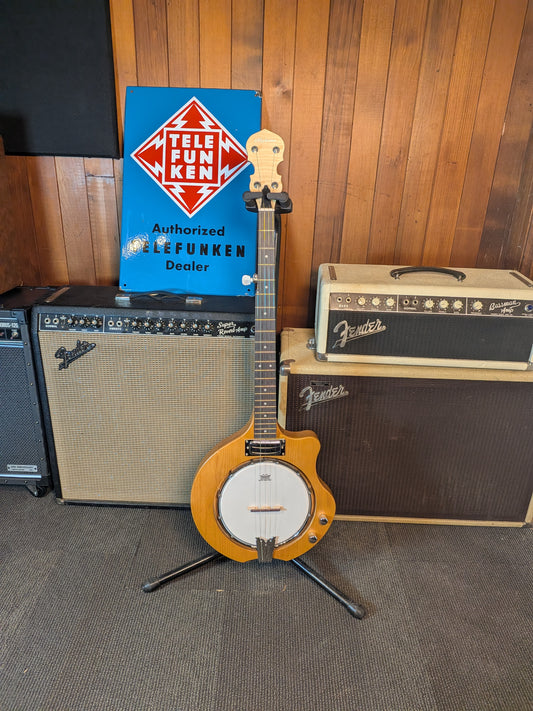 Alabama Solid Body 5-String Electric Banjo - Matte Natural