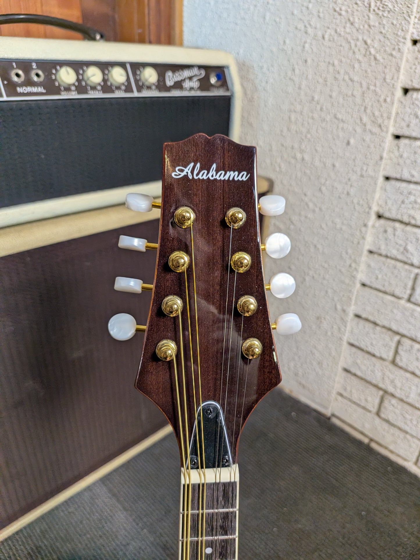 Alabama Carved Top Mandolin w/Beveled Arm Rest - Satin Sunburst