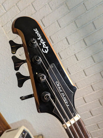 Epiphone Thunderbird Pro 4-String Active Bass Guitar - Natural Oil (2009)