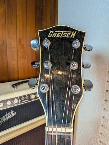 Gretsch 7681 Super Axe Electric Guitar w/Gig Bag - Ebony Stain (1979)