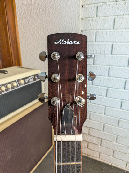 Alabama Single Cutaway Electric Resonator Guitar - Matte Black