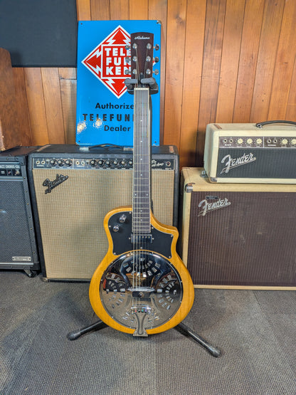 Alabama Single Cutaway Electric Resonator Guitar - Natural