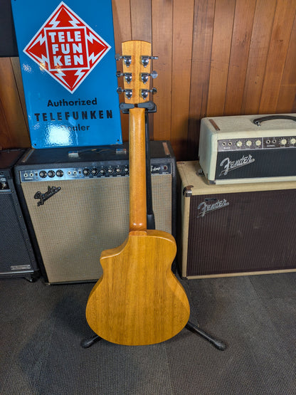 Alabama Single Cutaway Electric Resonator Guitar - Natural