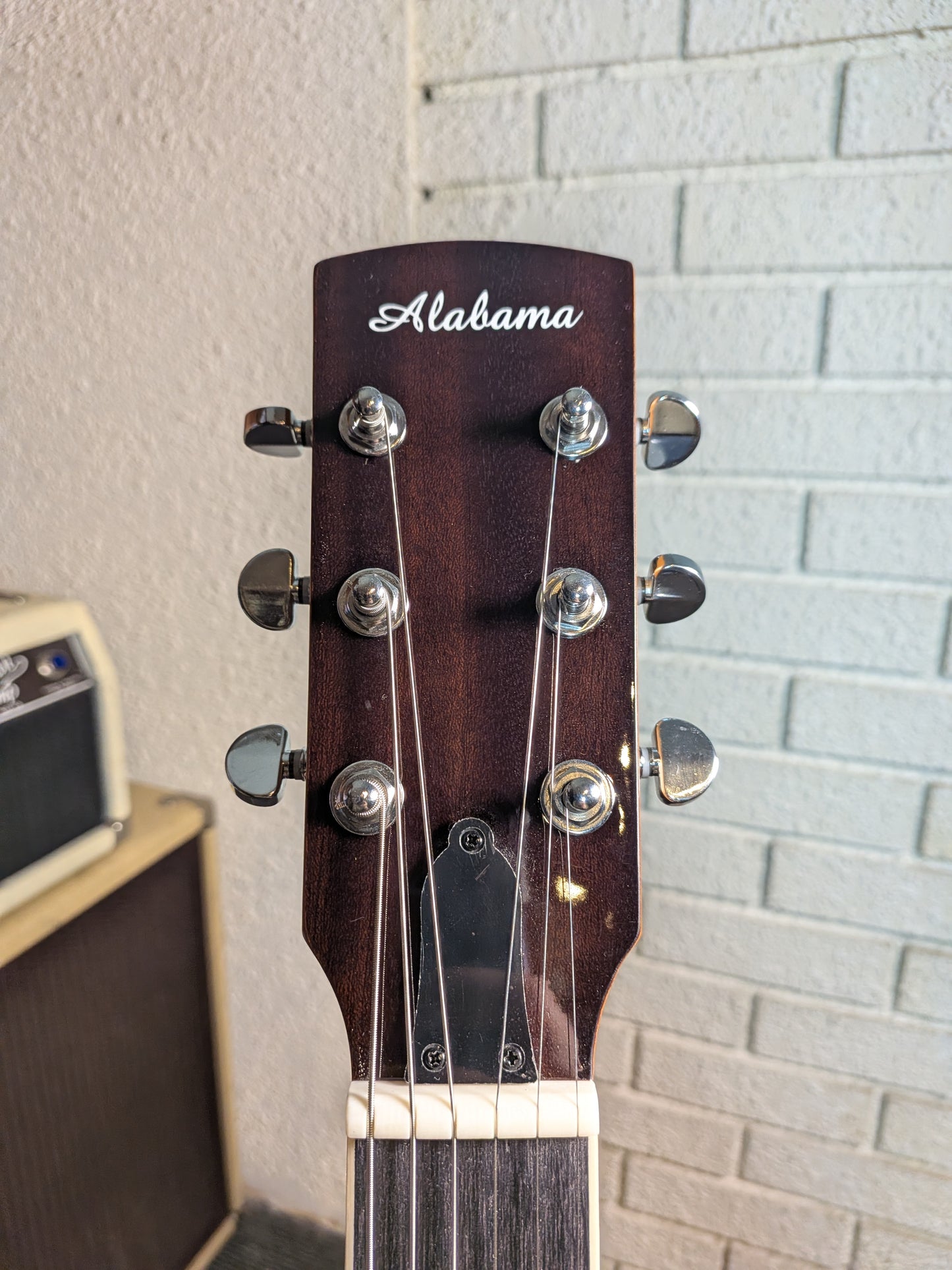Alabama Single Cutaway Electric Resonator Guitar - Natural