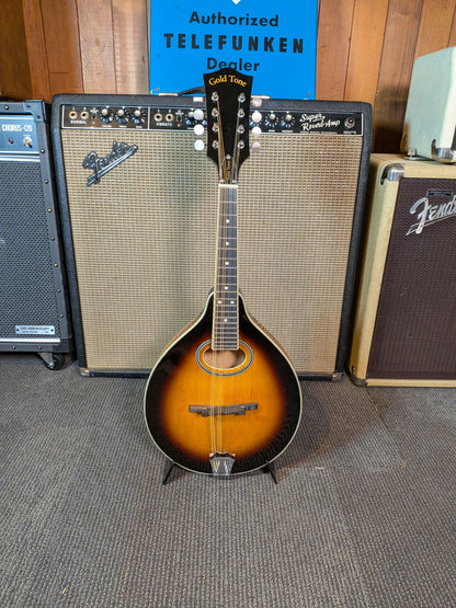 Goldtone GM-50+ Acoustic/Electric A-Style Mandolin w/Case - Tobacco Sunburst