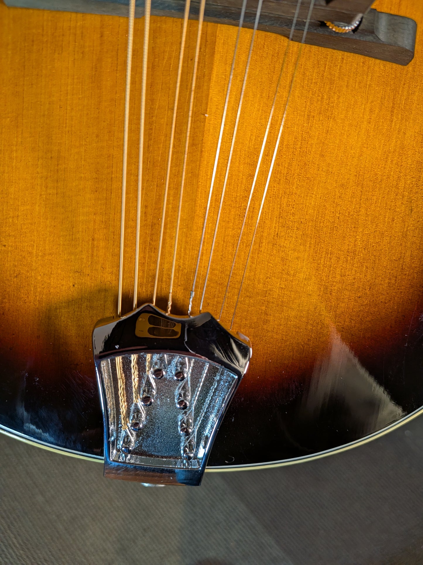Goldtone GM-50+ Acoustic/Electric A-Style Mandolin w/Case - Tobacco Sunburst