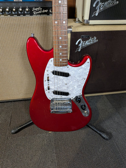 Fender Made in Japan MG69/MH Mustang Electric Guitar - Candy Apple Red (2010-2011)