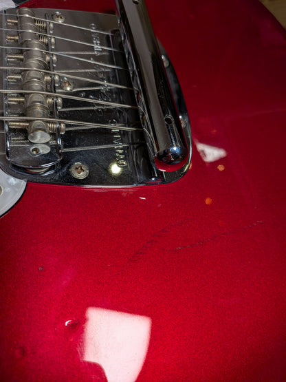 Fender Made in Japan MG69/MH Mustang Electric Guitar - Candy Apple Red (2010-2011)