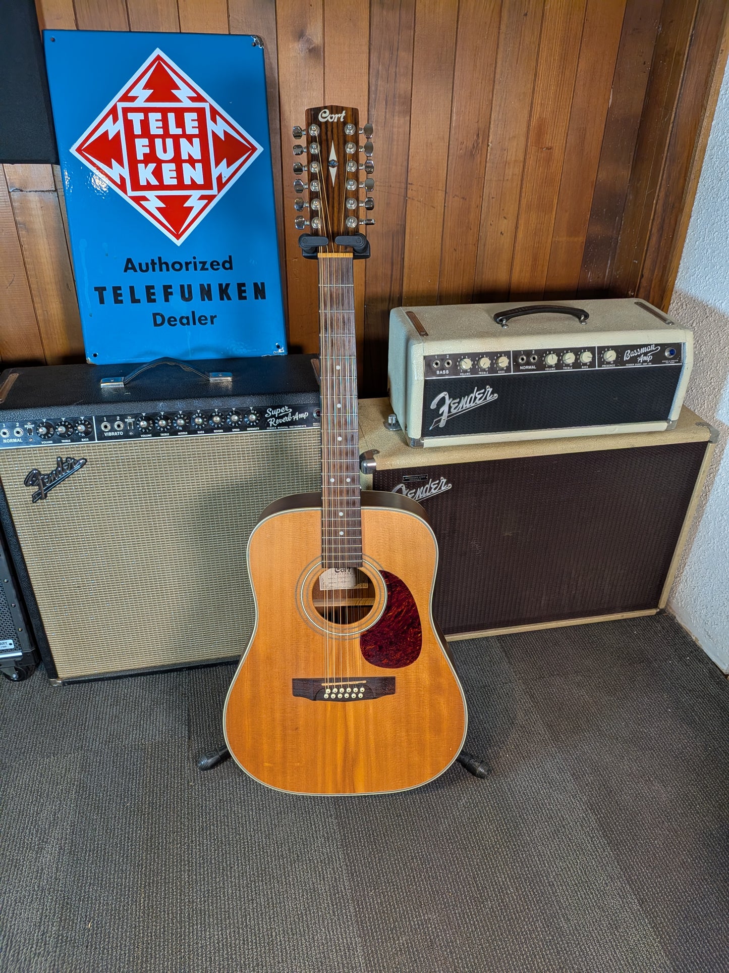 Cort Earth 70E Acoustic/Electric 12 String Guitar w/Case - Natural (Used)