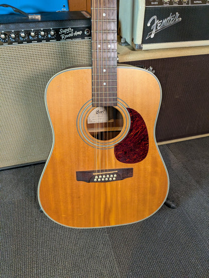Cort Earth 70E Acoustic/Electric 12 String Guitar w/Case - Natural (Used)