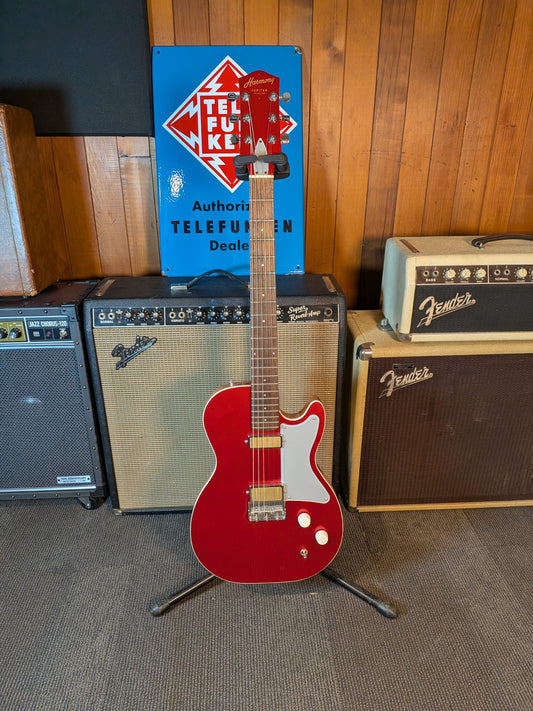 Harmony Jupiter Thinline Semi-Hollow Electric Guitar - Cherry (Used)
