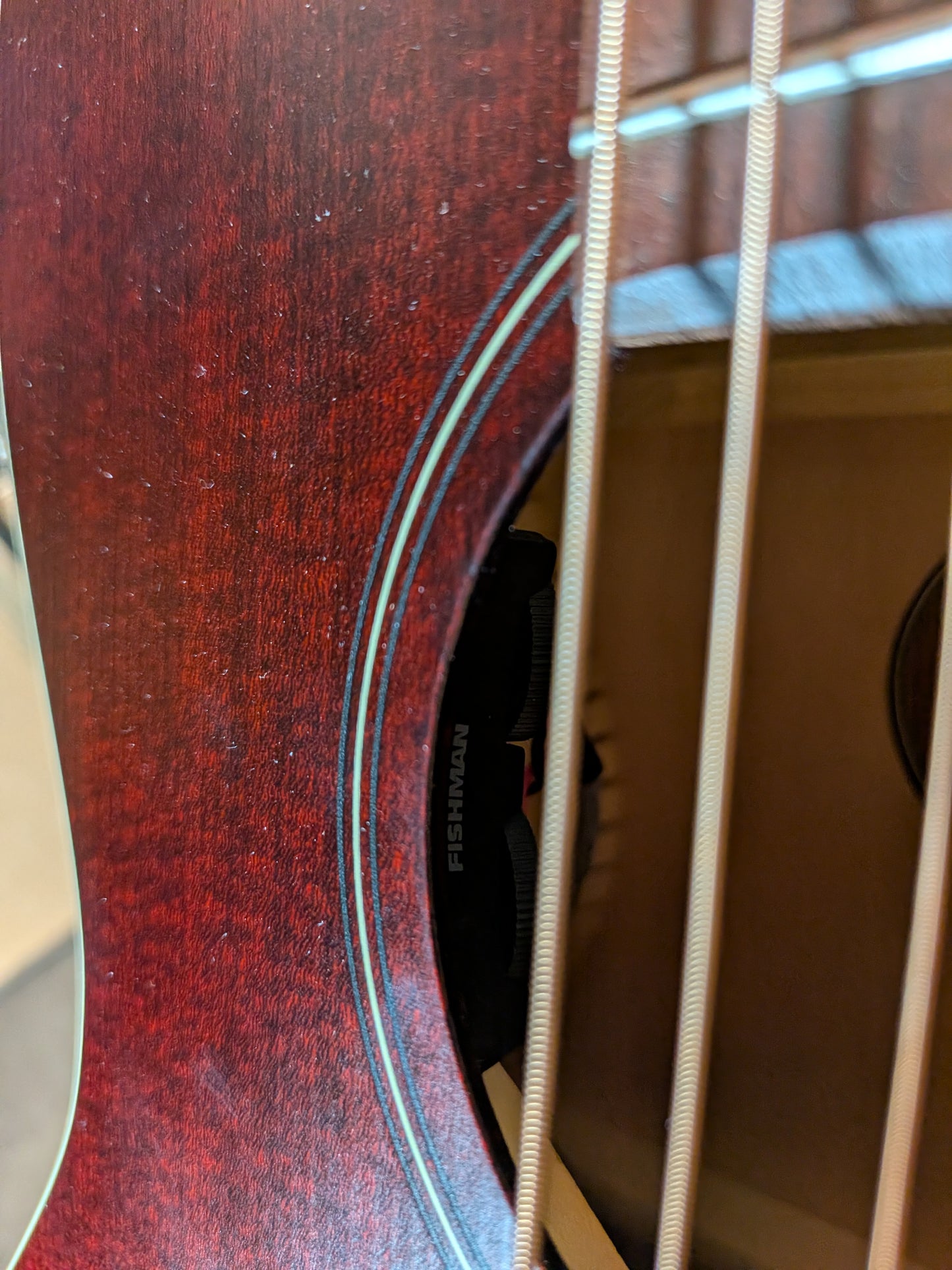 Art & Lutherie Roadhouse Tennessee Red Acoustic/Electric Guitar (B-Stock)