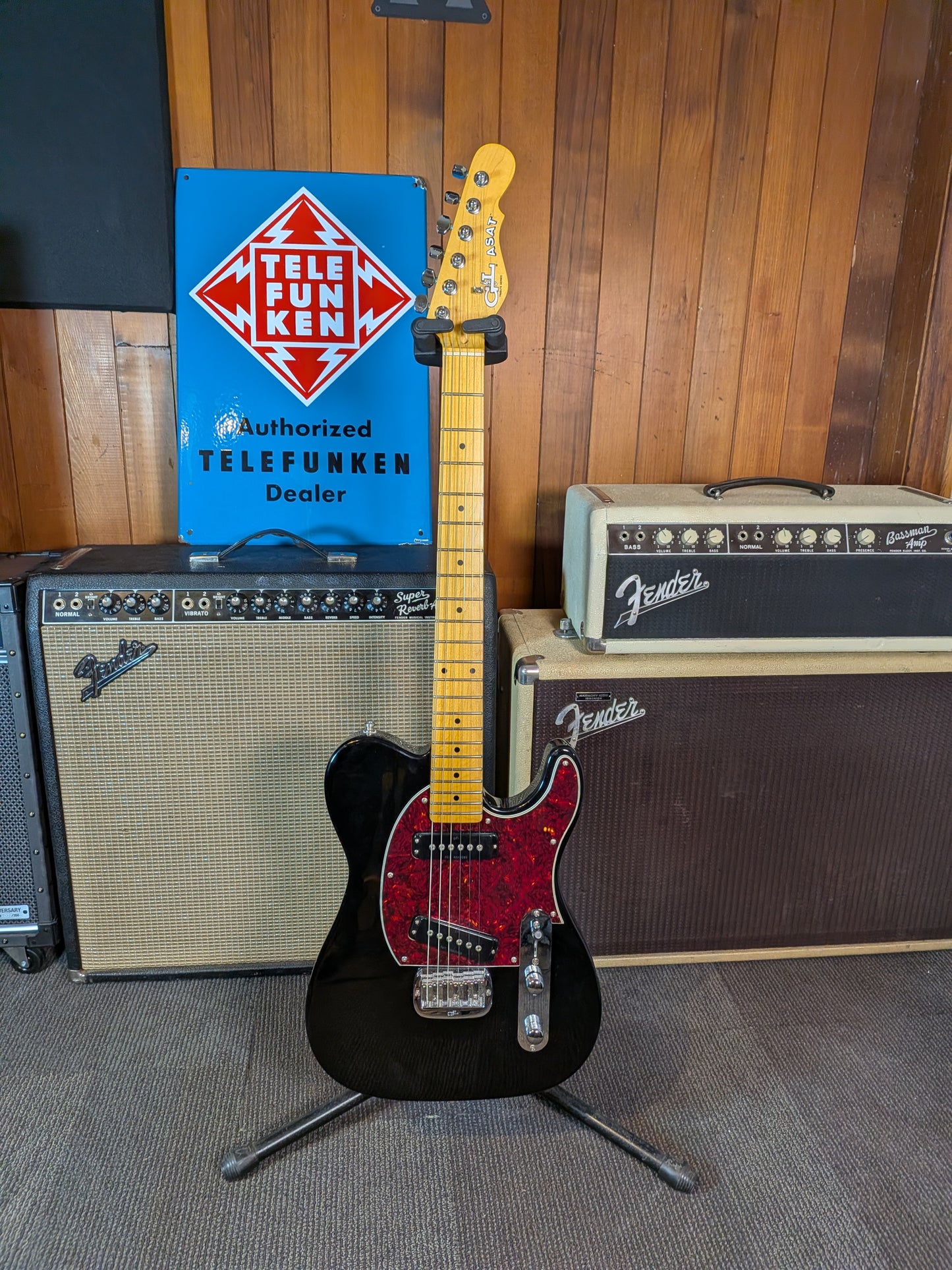 G&L Tribute ASAT Special Electric Guitar - Gloss Black (Used)