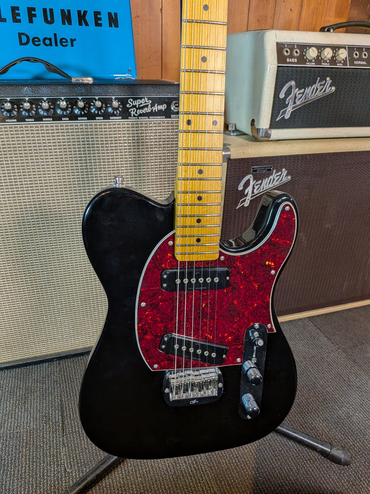 G&L Tribute ASAT Special Electric Guitar - Gloss Black (Used)