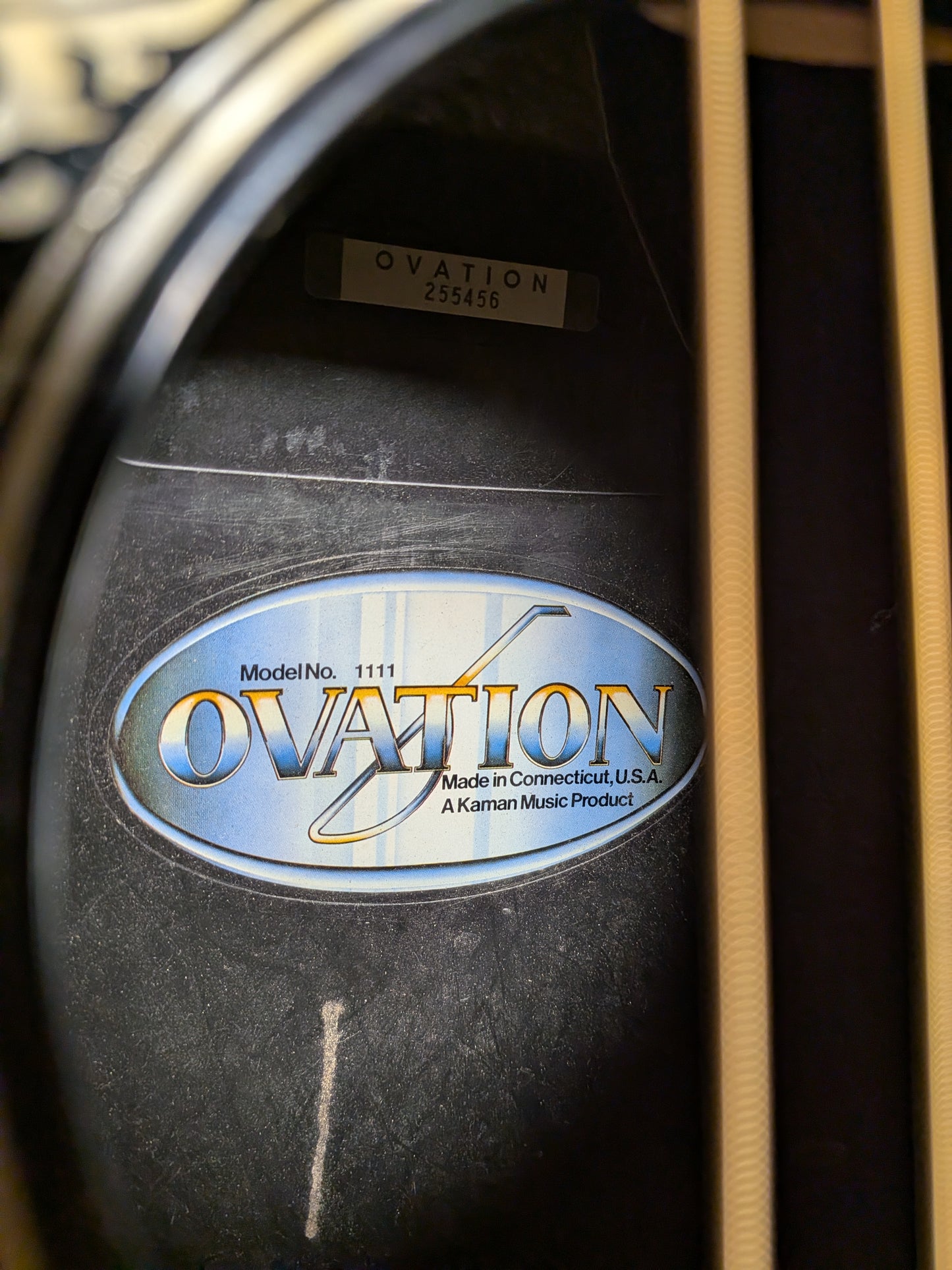 Ovation 1111 Balladeer Acoustic Guitar w/Case - Natural (1981)