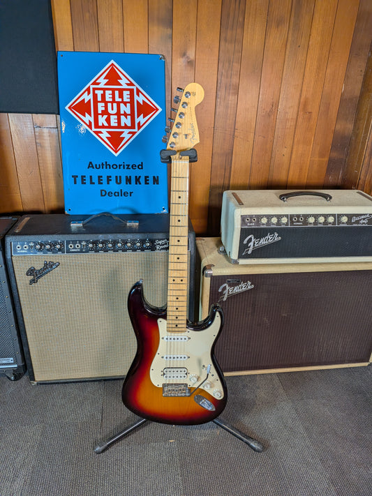 Fender American Standard HSS Electric Guitar w/Case - 3-Color Sunburst (2011)