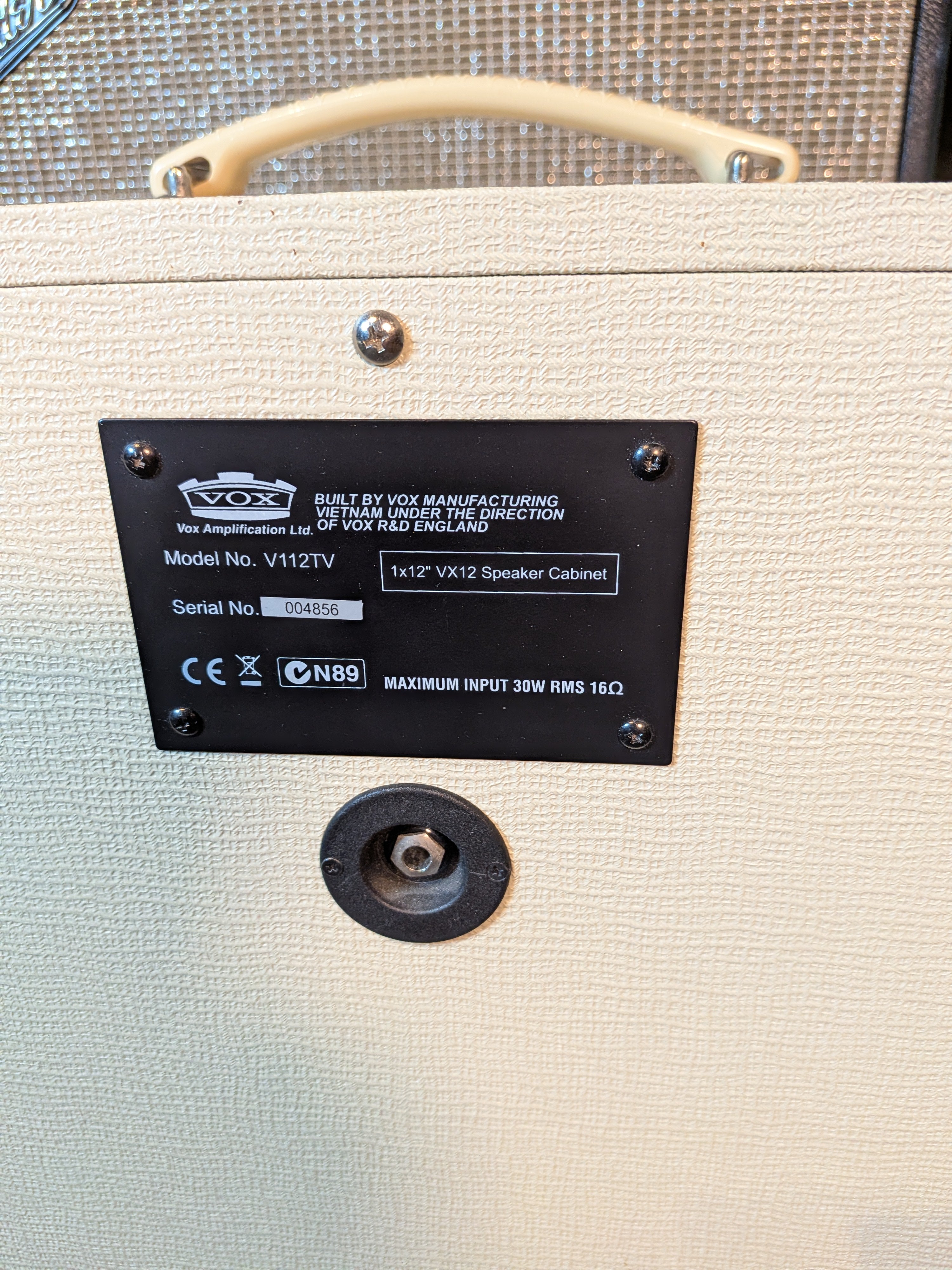 Vox AC4TV 4w Amplifier w/Matching 1x12