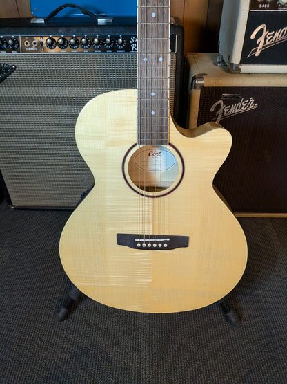 Cort SFX-FM LTD Acoustic/Electric Guitar - Natural Flamed Maple