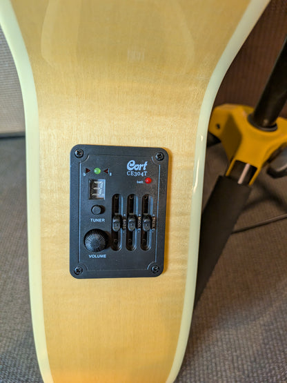 Cort SFX-FM LTD Acoustic/Electric Guitar - Natural Flamed Maple