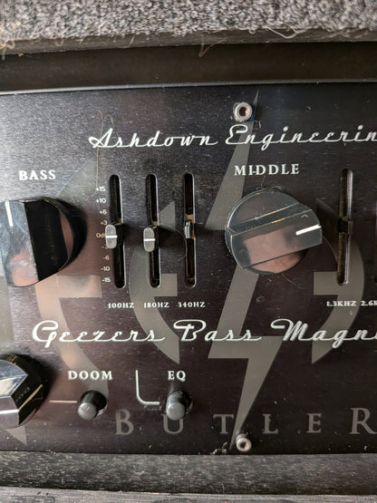 Ashdown Engineering Geezer Butler Signature Head of Doom 600W Bass Head w/Tweed Rack Case (Used)