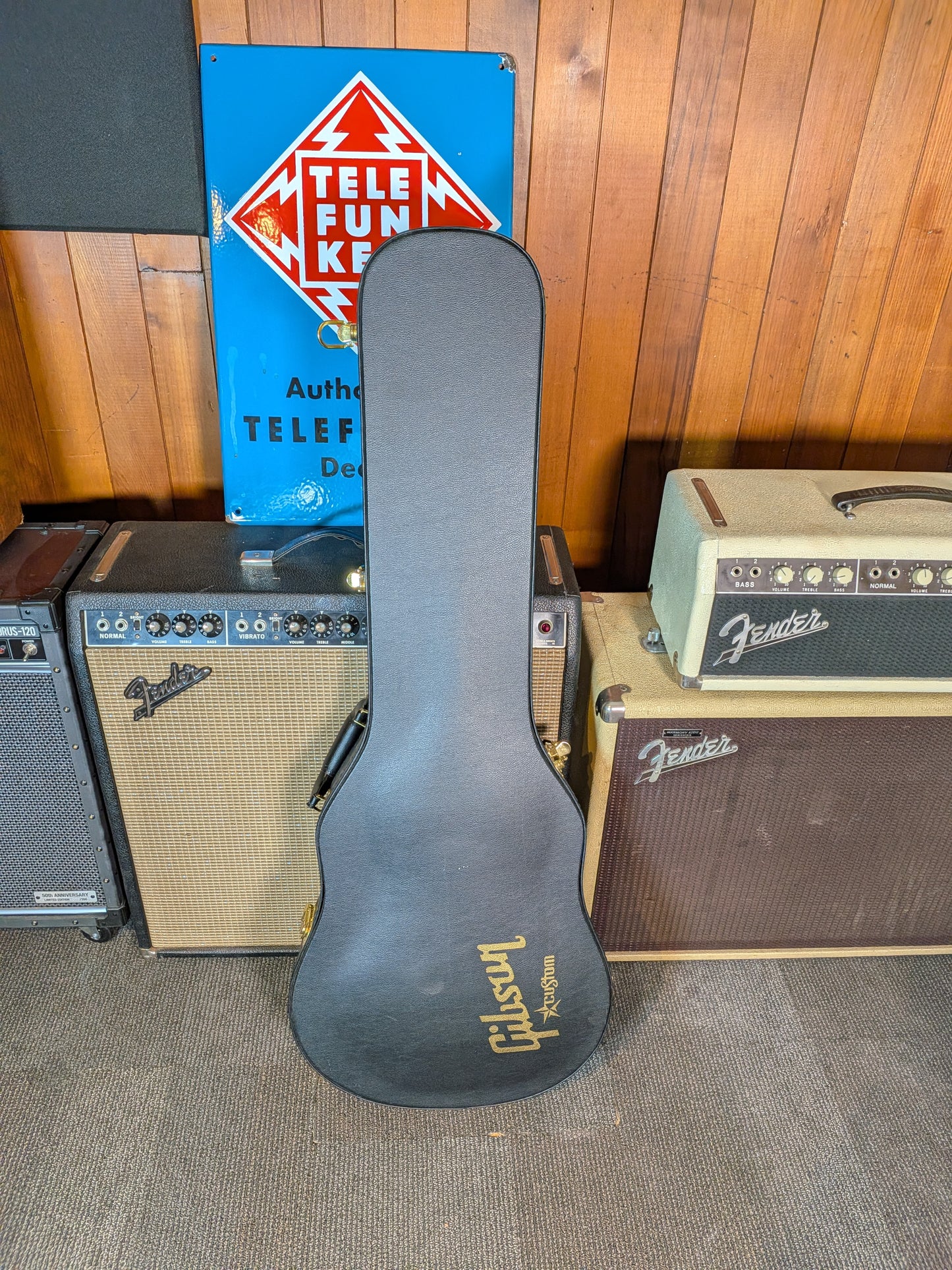 Gibson Custom ES-339 Semi-Hollow Electric Guitar w/Case - Antique Red (2012)