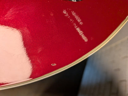 Gibson Les Paul Custom Electric Guitar w/Flight Case - Burgundy Red Refinish (1991)