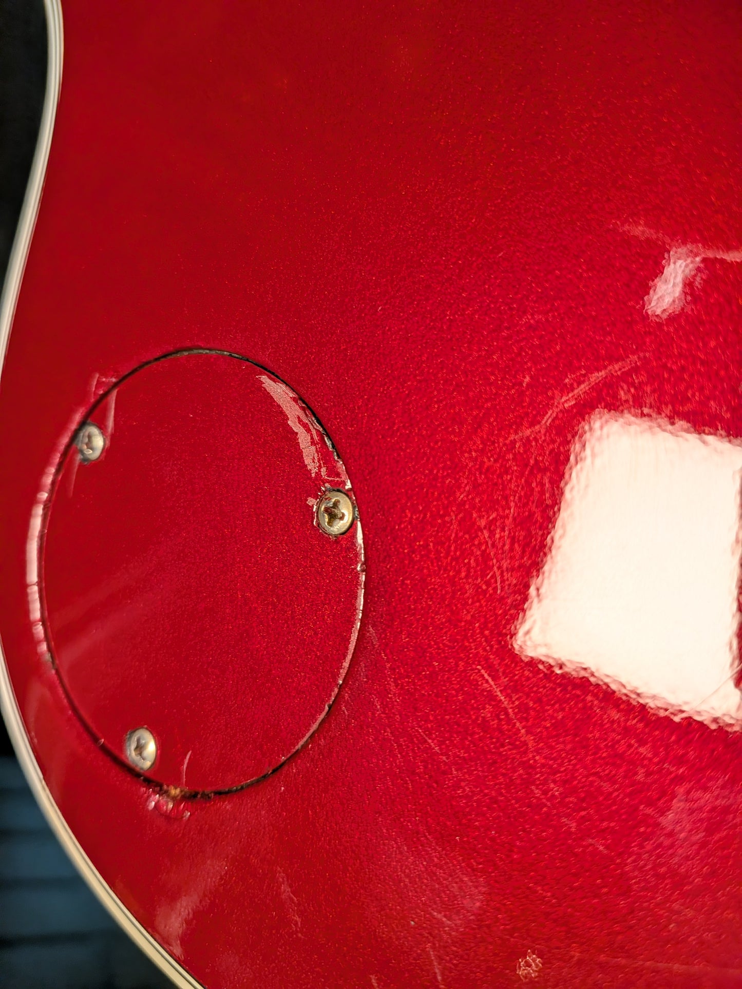 Gibson Les Paul Custom Electric Guitar w/Flight Case - Burgundy Red Refinish (1991)