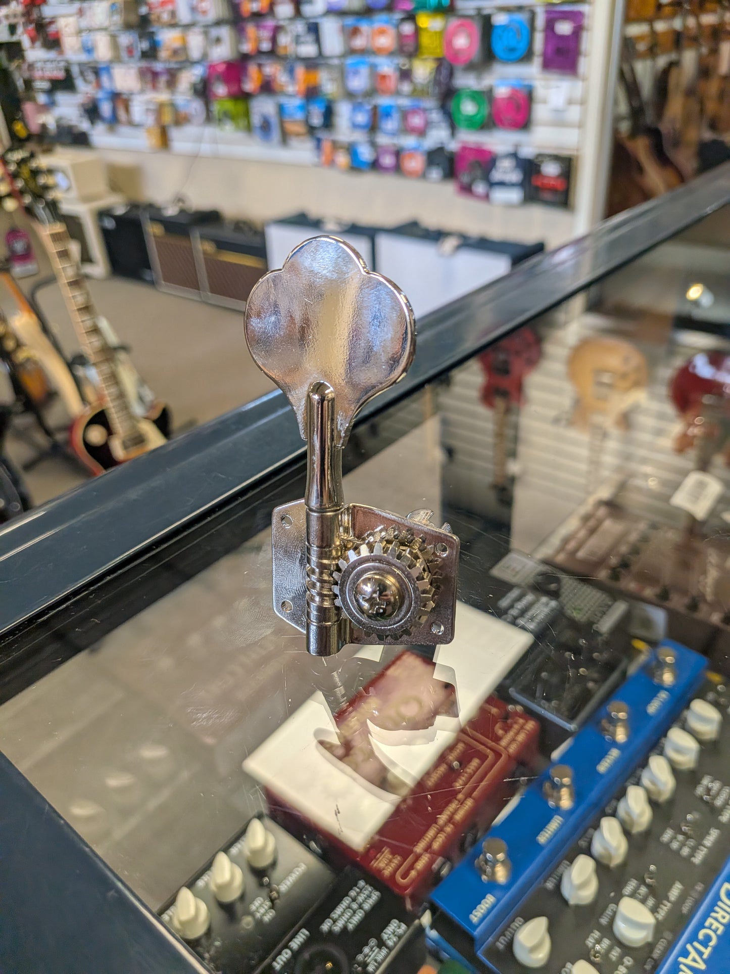 Solutions SMH-B4Co 4 In Line Open Gear Bass Tuners - Chrome