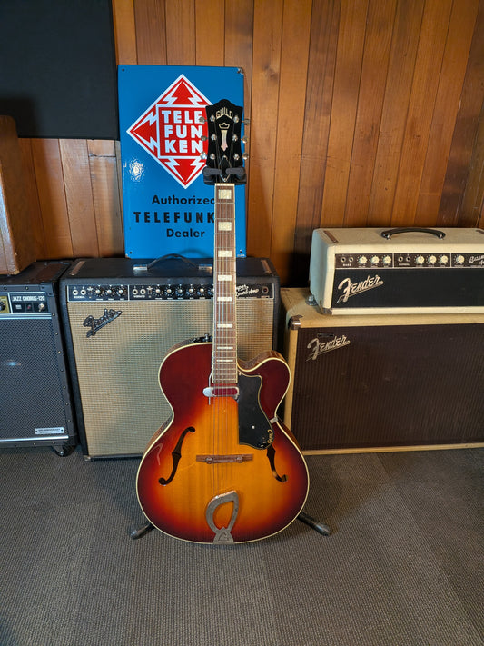 Guild A-150 Savoy Electric/Acoustic Archtop w/Case - Antique Sunburst (Used)