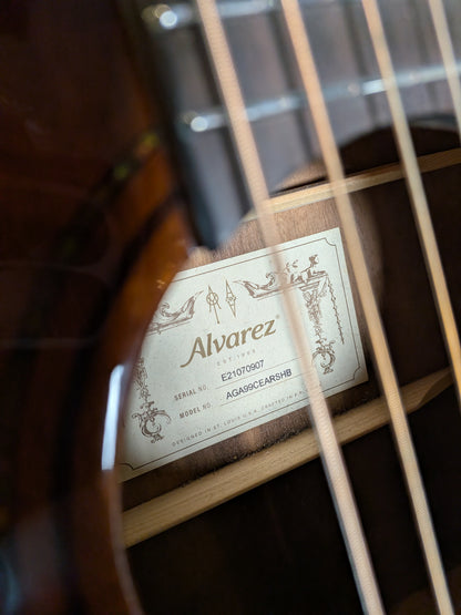 Alvarez AGA99CEARSHB Grand Auditorium Acoustic/Electric Guitar w/Case - Shadowburst (Used)