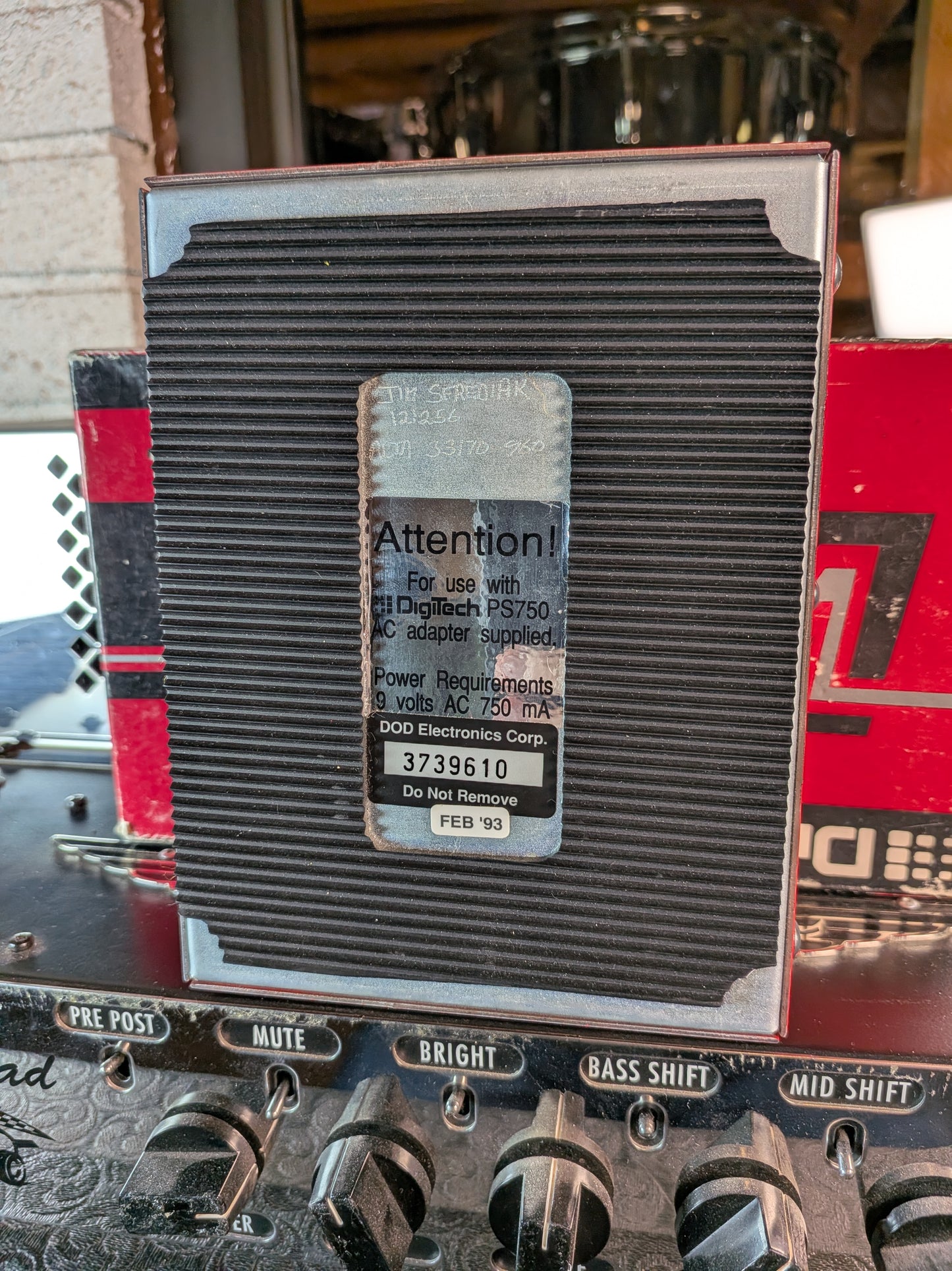 Digitech Whammy WH-1 Pedal w/Power Supply & Original Box (1993)