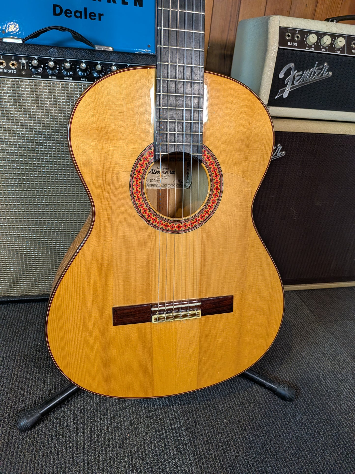 Almansa 447 Cipres Flamenco Acoustic/Electric Guitar w/Case (Used)