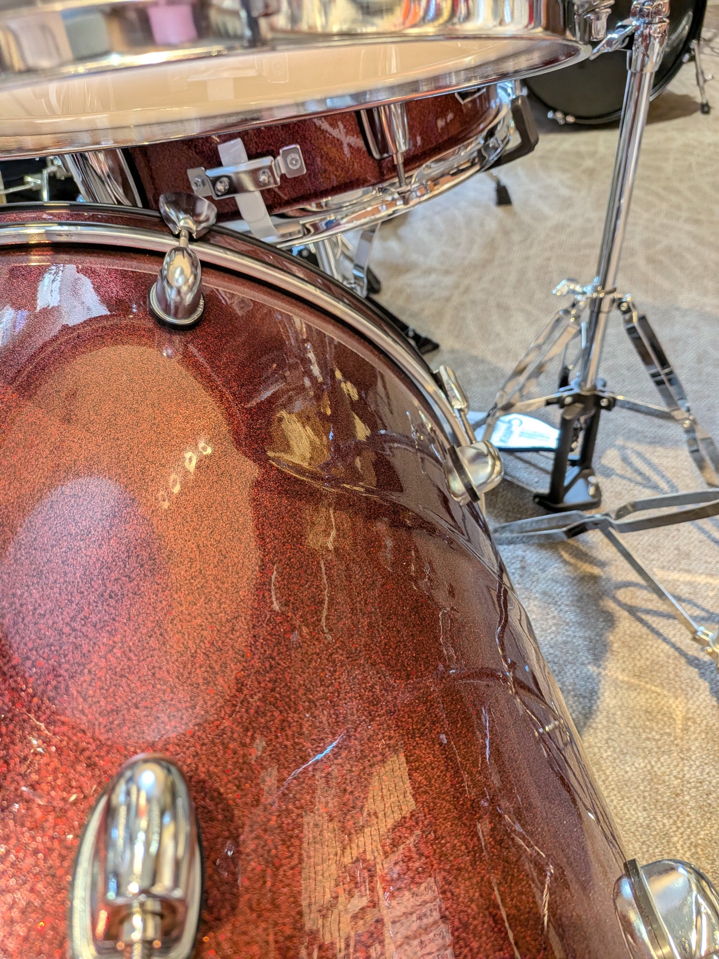 Gretsch Renegade 5-Piece Drumset w/Cymbals & Hardware - Ruby Sparkle (Store Demo)