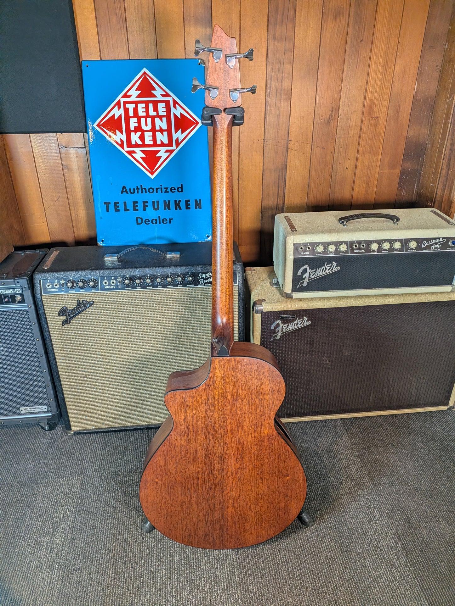 Breedlove Atlas Solo BJ350/CMe4 Fretless Acoustic/Electric Bass w/Case (2012)
