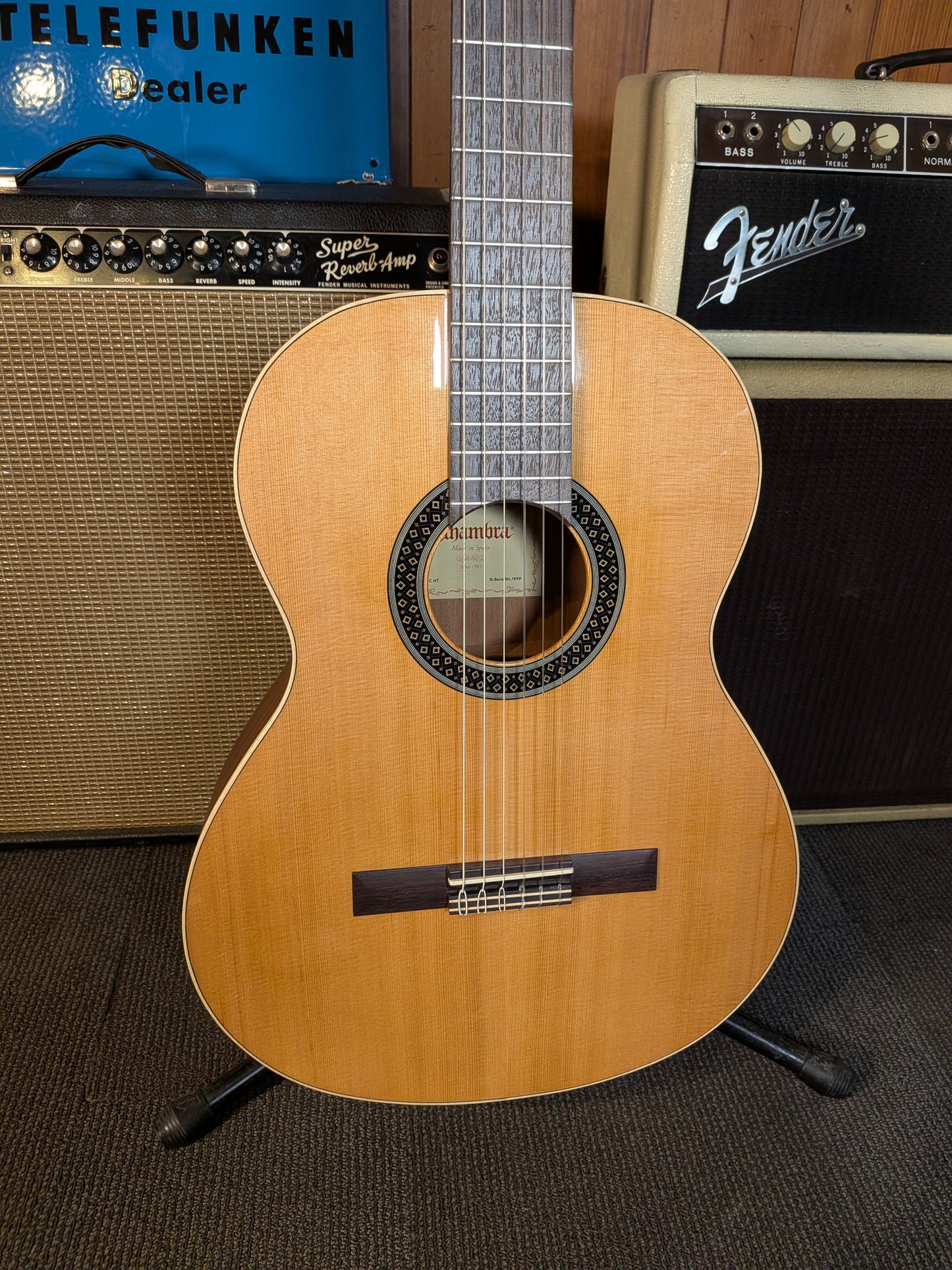 Alhambra Guitars 1C Hybrid Terra Student Classical Guitar w/Gig Bag (Serial #WL1FFP)