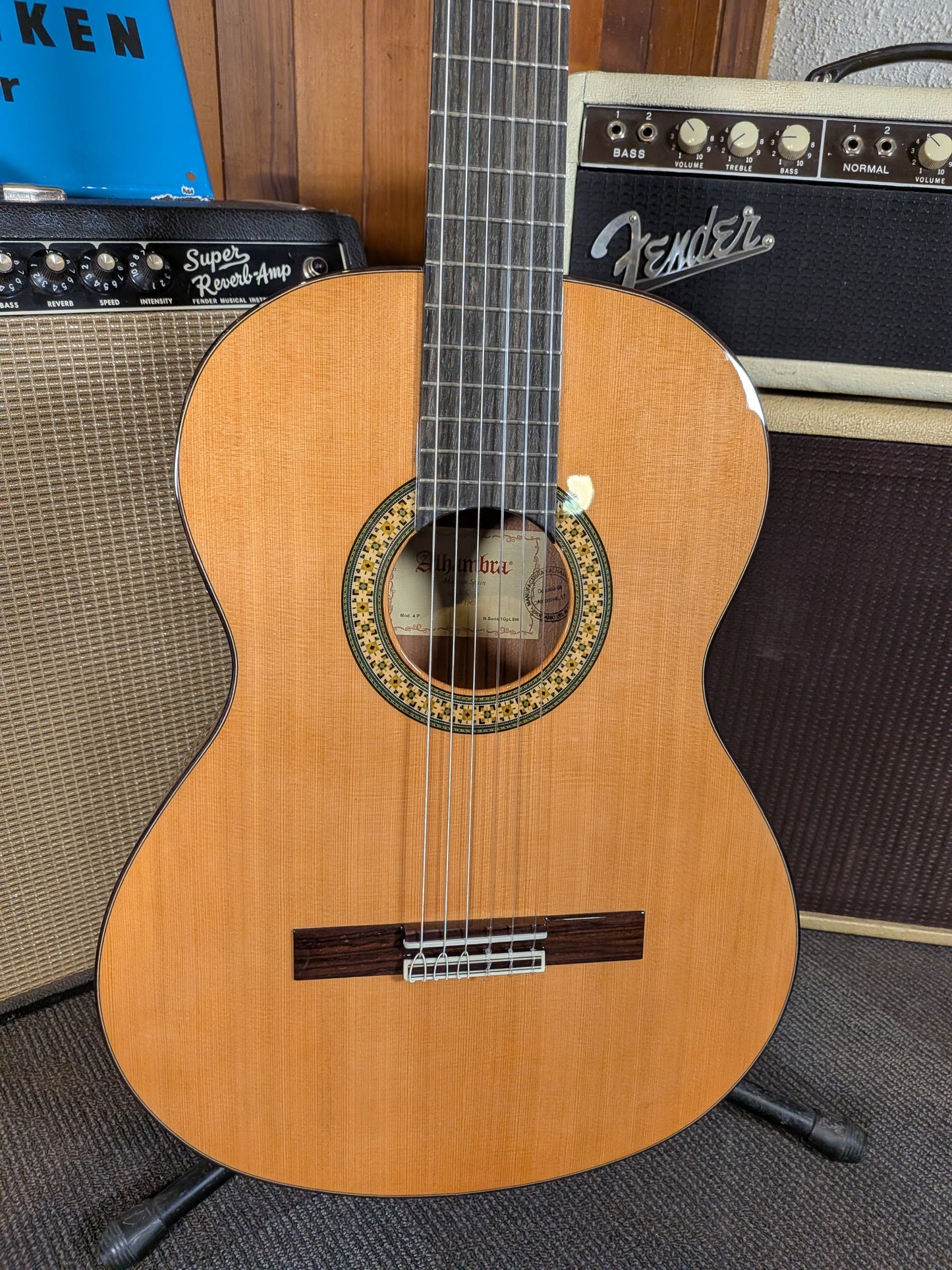 Alhambra Guitar 4P Conservatory Classical Guitar w/Gig Bag (Serial #1GpLSW)