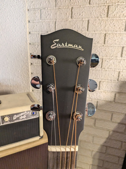 Eastman AC122L Left Handed Acoustic/Electric Guitar w/Gig Bag - Natural (B-Stock Serial #M2220410)