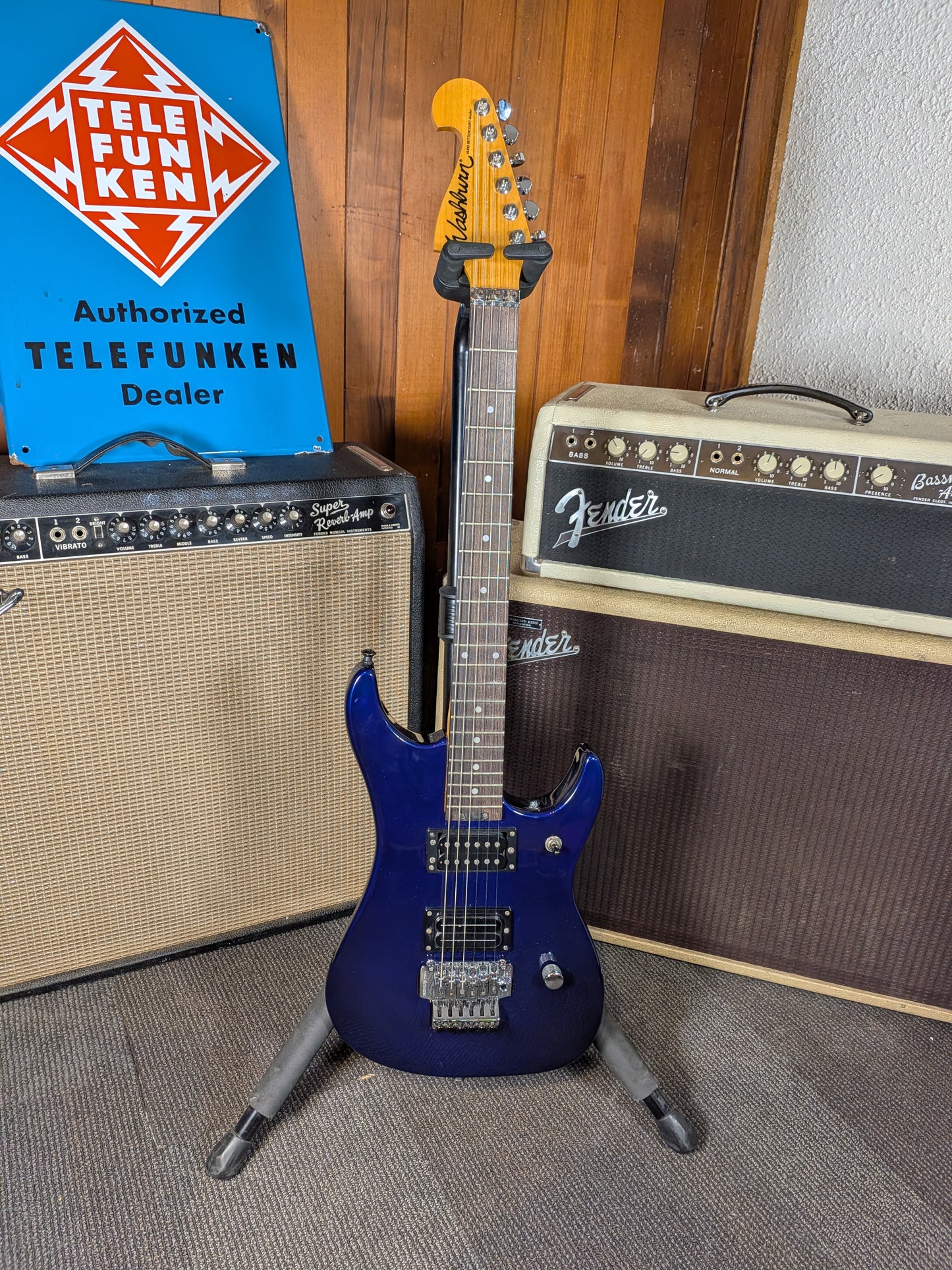 Washburn N2 Nuno Bettencourt Signature Electric Guitar w/Bag - Blue (Used)