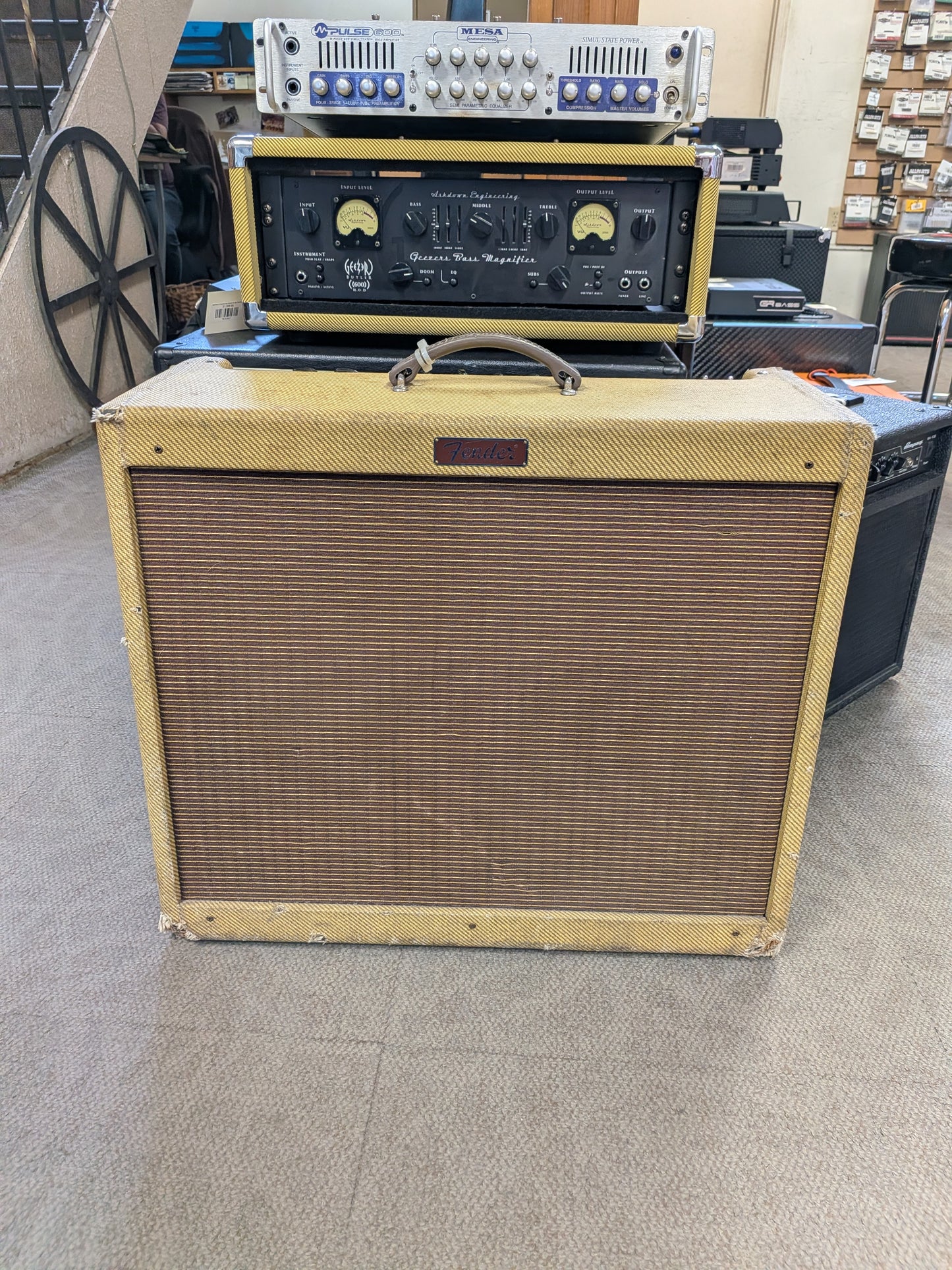 Fender Blues DeVille 2x12" 60w Tube Guitar Combo Amplifier - Tweed (1993-1996)
