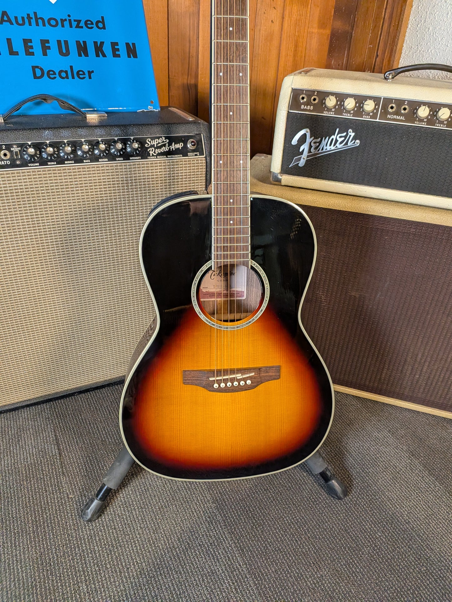 Takamine GY51E New Yorker Acoustic/Electric Guitar - Gloss Brown Sunburst (B-Stock)