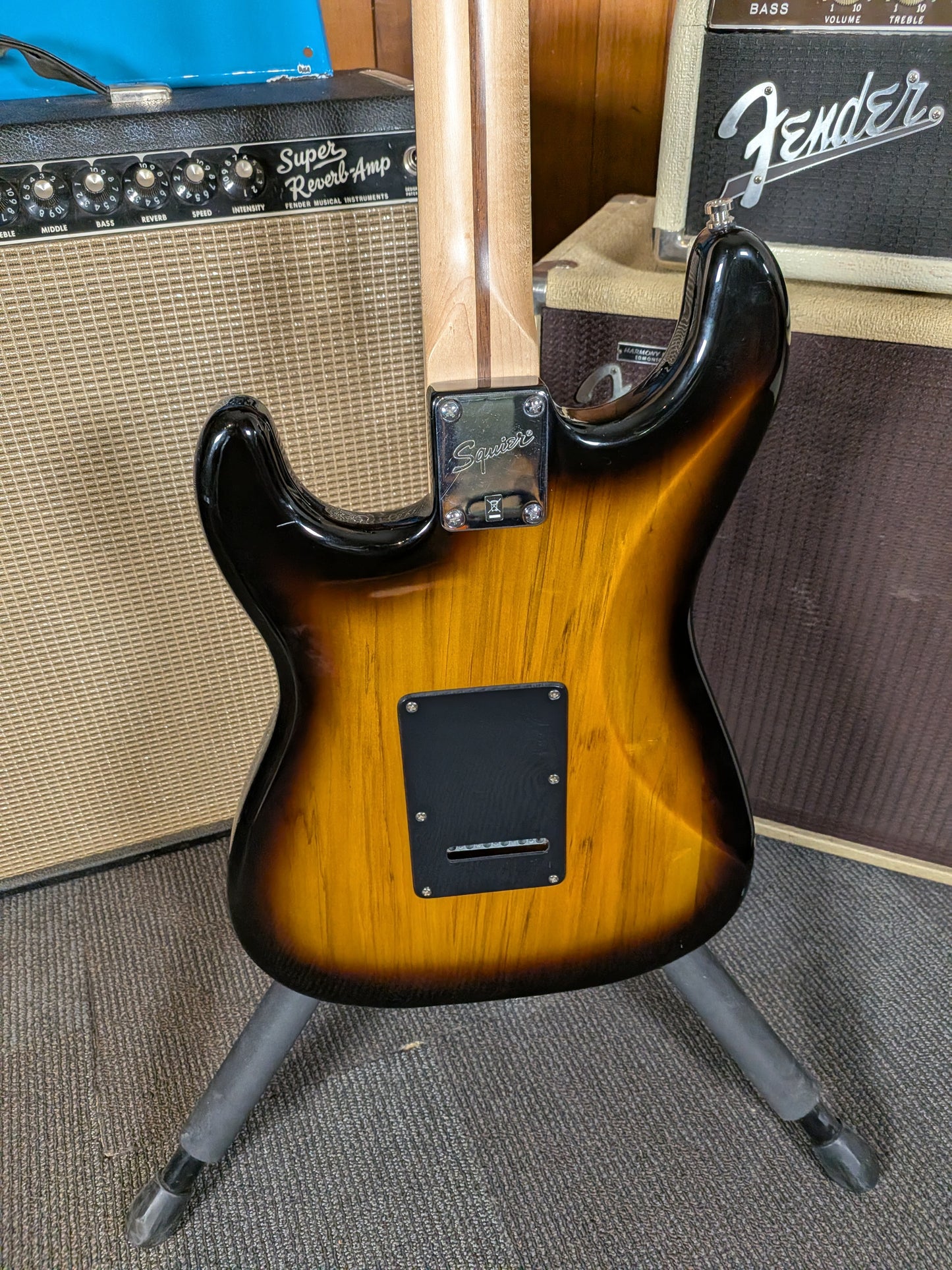 Squier Affinity Stratocaster Electric Guitar - Brown Sunburst (2014)