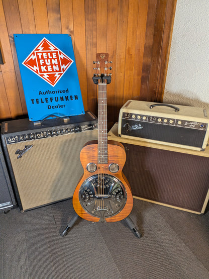 Epiphone Hound Dog Deluxe Acoustic/Electric Round Neck Resonator Guitar - Vintage Brown (2011)