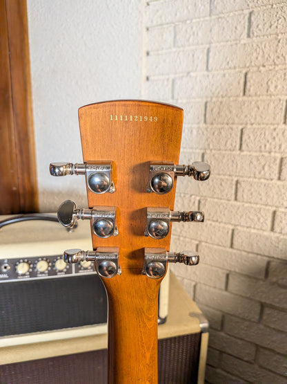 Epiphone Hound Dog Deluxe Acoustic/Electric Round Neck Resonator Guitar - Vintage Brown (2011)