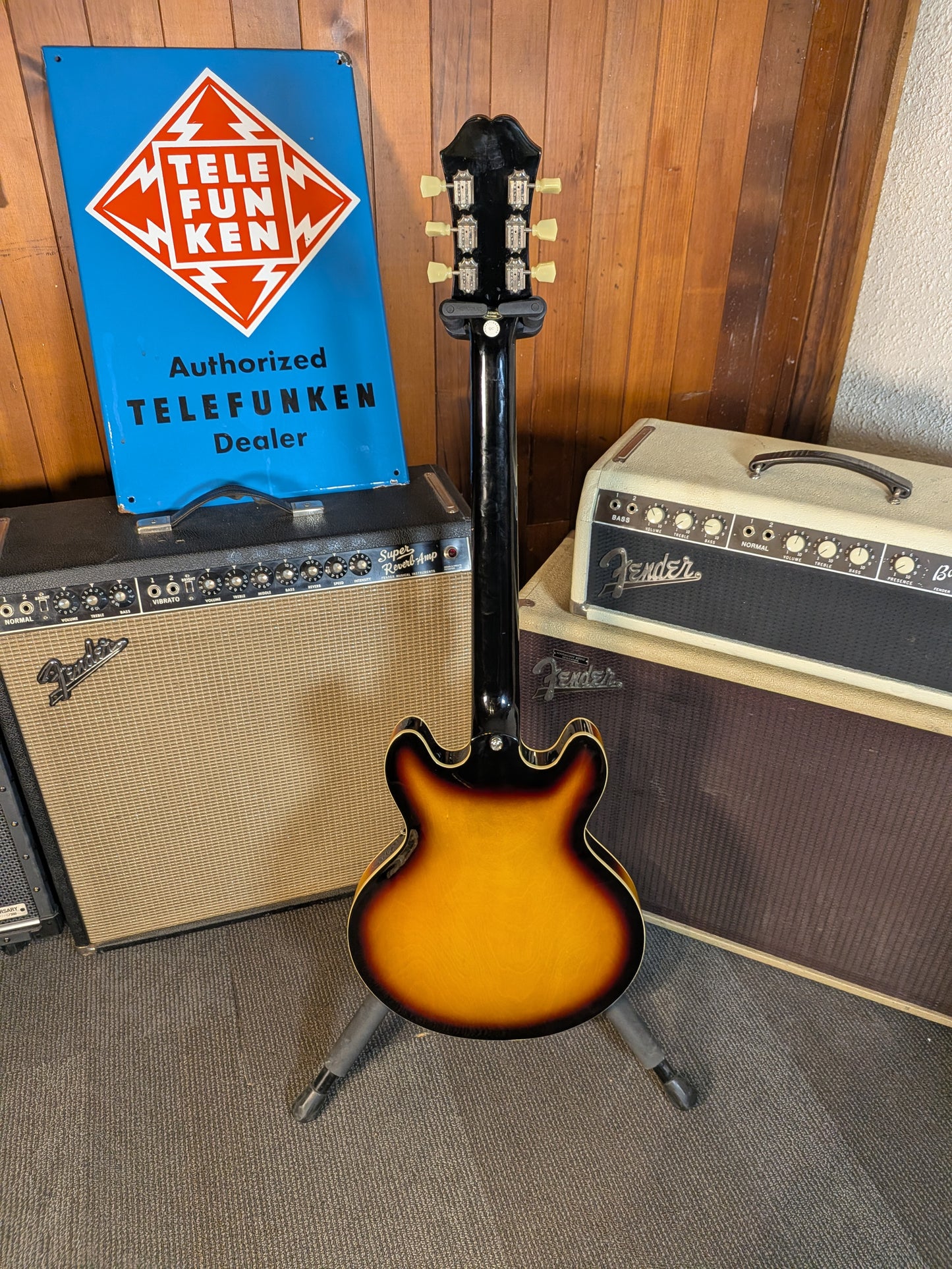 Epiphone Dot ES-339 Semi-Hollow Electric Guitar - Vintage Sunburst (2015)