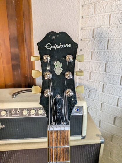 Epiphone Dot ES-339 Semi-Hollow Electric Guitar - Vintage Sunburst (2015)