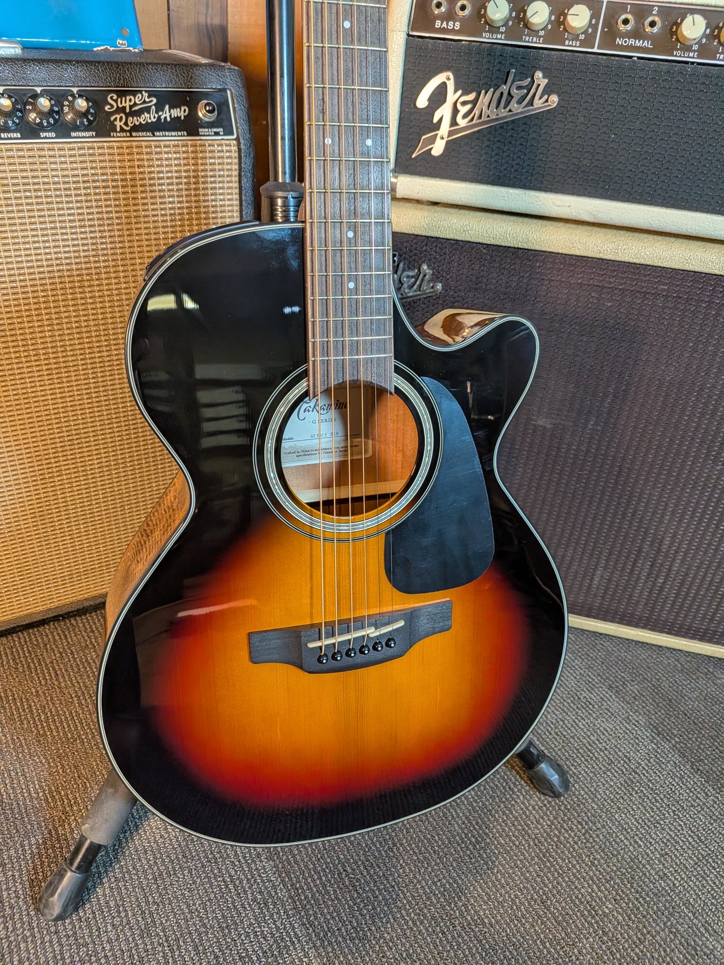 Takamine GF30CE Acoustic/Electric Guitar - Gloss Brown Sunburst (B-Stock)